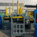 Vertical Hydraulic Cardboard Baling Press Machine Semi Automatic Waste Paper Hydraulic Baler Machine